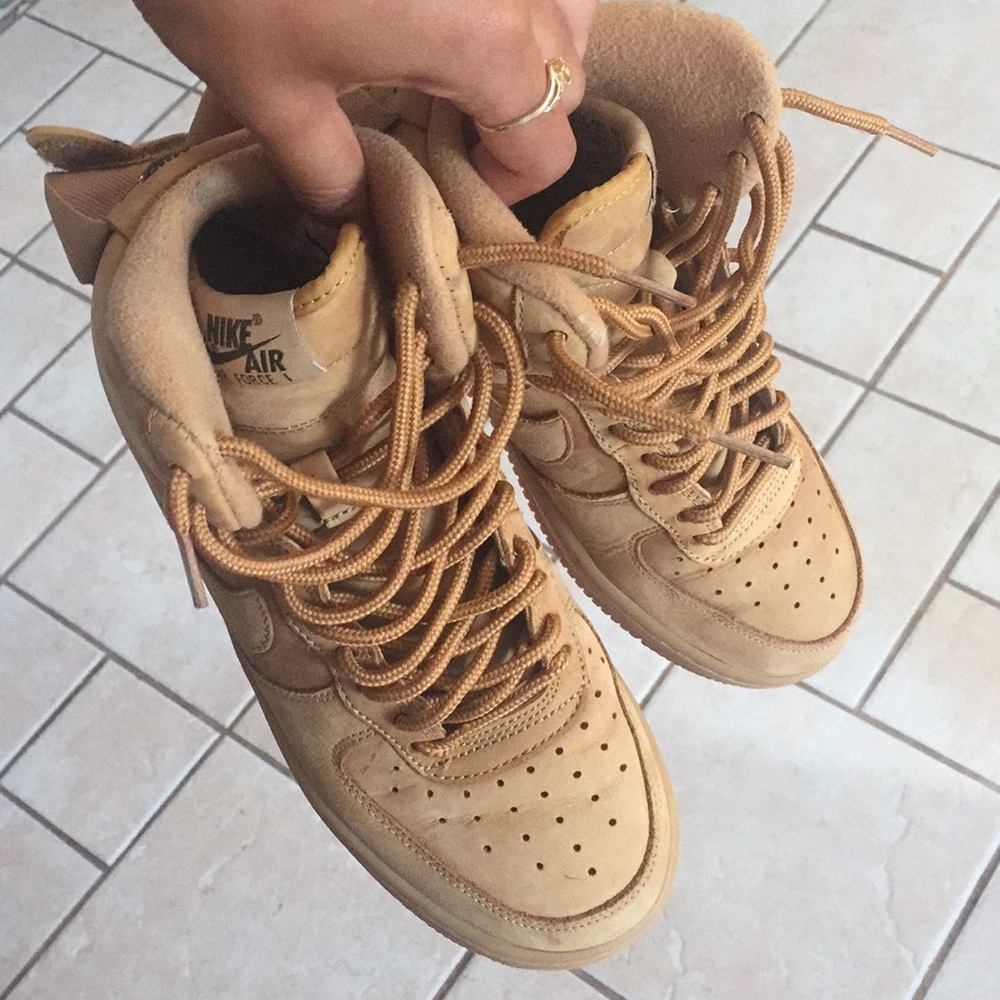 Wheat Air Force 1s